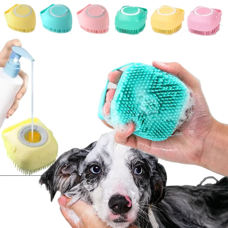 Silicone Bath Massage Gloves for Dogs & Cats - Image 3