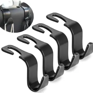 Car Front Seat Headrest Hooks for Bags & Hangers