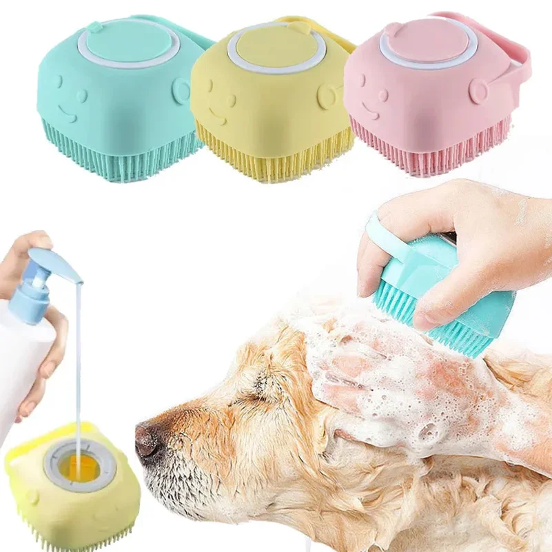 Silicone Bath Massage Gloves for Dogs & Cats - Image 2