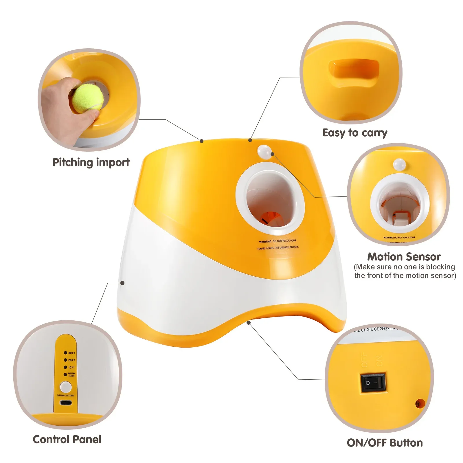 Automatic Tennis Ball Launcher - Interactive Toy for Pet Dogs - Image 5