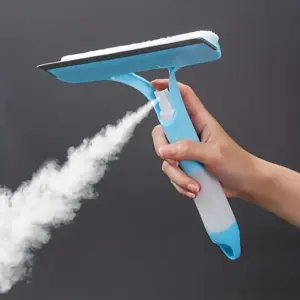 Window Squeegee with Spray Bottle – 3-in-1 Sponge, Blade and Sprayer