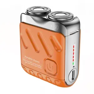 Mini Electric Shaver – Dual-Head Pocket Travel Razor, USB-C Charging